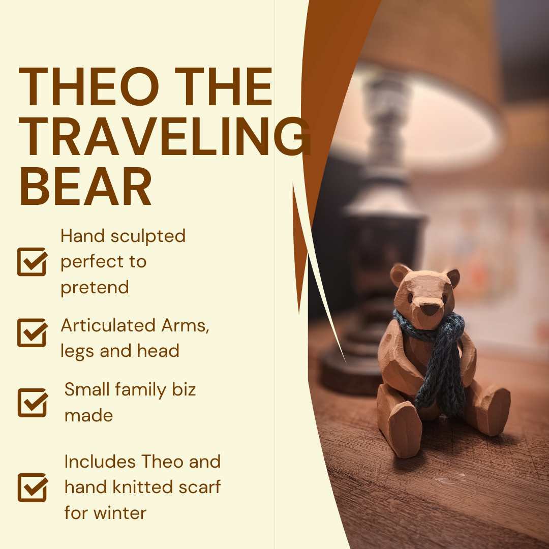 Theo & Friends Full Set – Handmade Toy Set